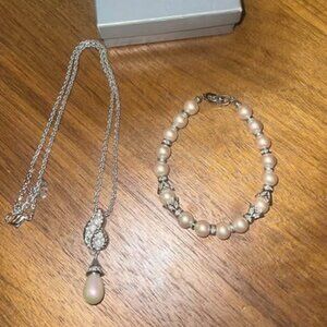 Christian Dior Necklace and Bracelet Set